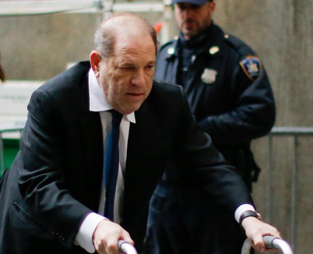 Harvey Weinstein arriving at New York Supreme Court on Wednesday. Photo: Reuters 