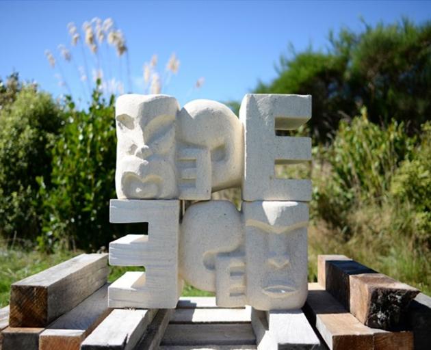 Alex Whitaker’s Ranginui and Papatuanuku, sky father and earth mother guarding the anticipated...
