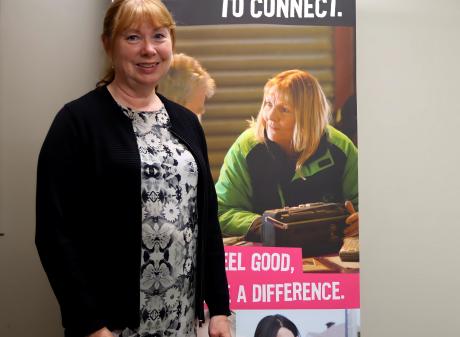 Encouraging people to make a new friend is IHC volunteer co-ordinator Gillian Marshall. PHOTO:...