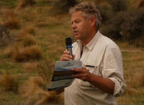 Central Otago farmer Jonathan Wallis runs a luxury lodge at Minaret Station at Lake Wānaka, which...