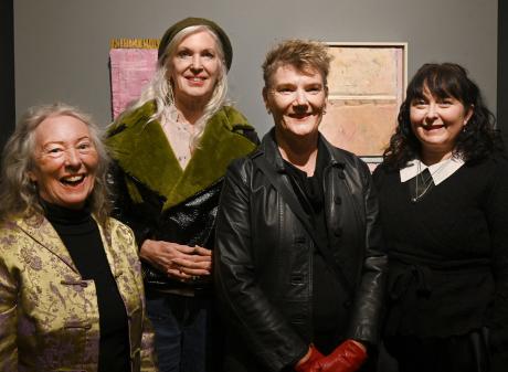 Women's Work Art Collective (WWAC) artists (from left) Linda Cook, Anita DeSoto, Ana Terry and...