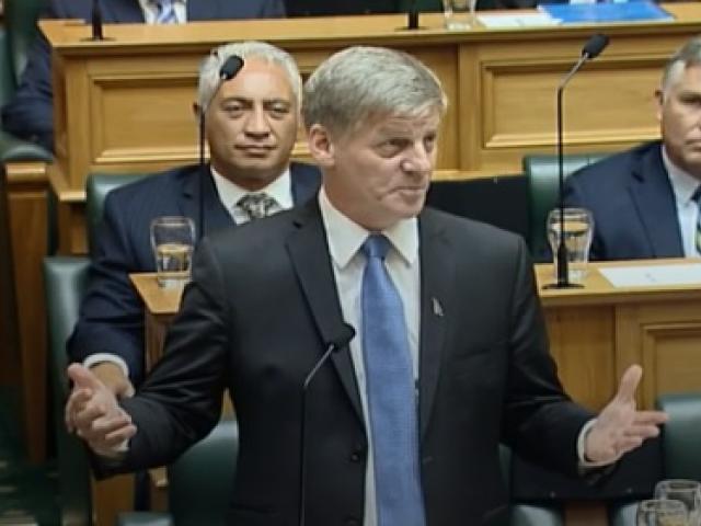 Bill English delivered his valedictory today after announcing a fortnight ago that he was leaving...