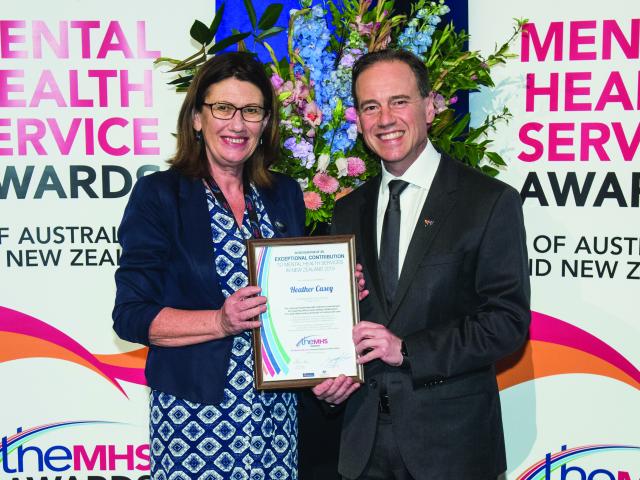 Heather Casey and the Hon Greg Hunt MP