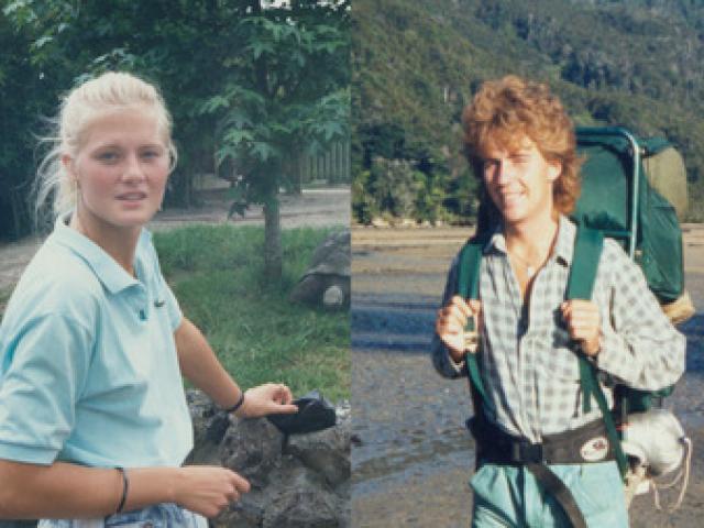 Swedish tourists Urban Hoglin (R) and Heidi Paakkonen disappeared in 1989.