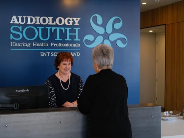 The friendly staff at Audiology South are available to assist people with their hearing needs.