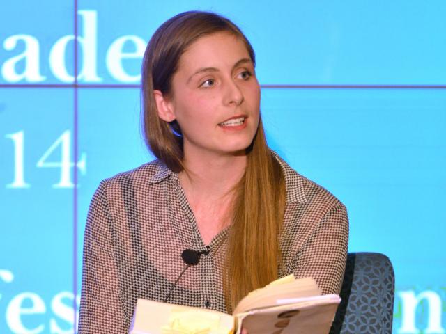 Eleanor Catton reads more than just the first sentence of her Man Booker prize-winning The...