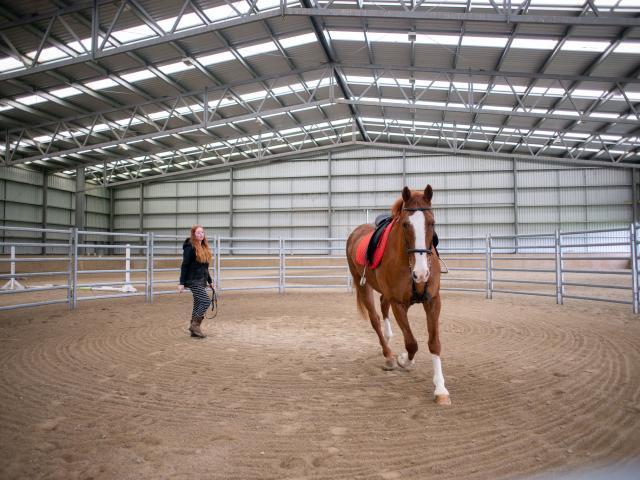 The Telford campus includes a state-of-the-art equestrian centre.