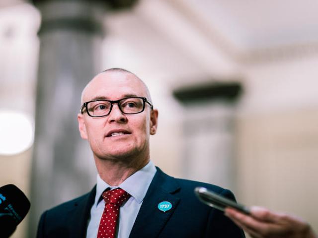 Minister Responsible for the Earthquake Commission David Clark. Photo: RNZ / Samuel Rillstone