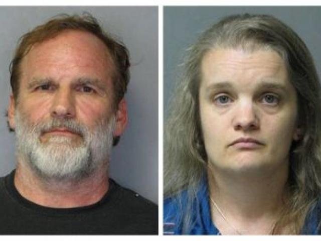 Dr. Melvin Morse, 58, and his estranged wife Pauline Morse are seen in this combination of police booking photos .   REUTERS/Delaware State Police/