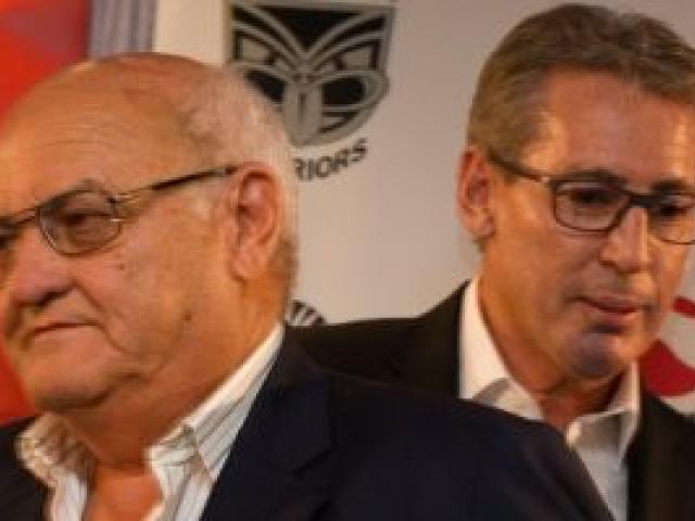Sir Owen Glenn (left) has had discussions with fellow co-owner Eric Watson (right) about selling his 50 per cent stake in the club. Photo: NZ Herald/Paul Estcourt