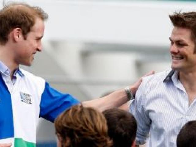 Prince William has met Richie McCaw several times. Photo: NZ Herald/Sarah Ivey