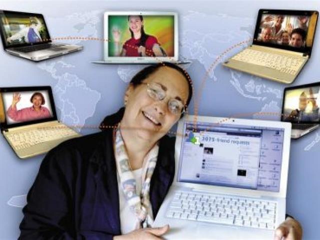 Dr Lynne Baab believes the internet provides another way in which people can show love. Main photo by Gregor Richardson. Graphic by Carmen Norgate. Dr Lynne Baab believes the internet provides another way in which people can show love. Main photo by Gregor Richardson. Graphic by Carmen Norgate.