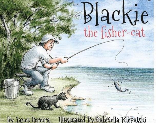 BLACKIE THE FISHER-CAT<br><b>Janet Pereira, illustrations Gabriella Klepatski</b><br><i>Craig Potton Publishing</i>