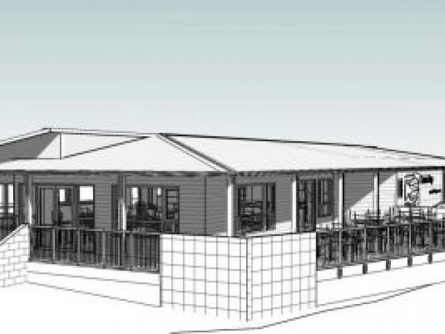 An artist’s impression of the proposed Curio Bay Natural Heritage Centre. Image Supplied. An artist’s impression of the proposed Curio Bay Natural Heritage Centre. Image Supplied.