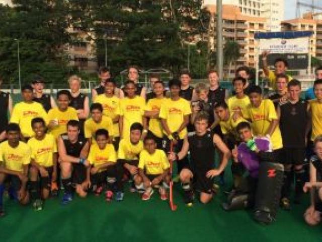 John McGlashan First XI with the SMK Titiwangsa team on the school's recent tour of Malaysia. Photo by Stewart McDonald. John McGlashan First XI with the SMK Titiwangsa team on the school's recent tour of Malaysia. Photo by Stewart McDonald.
