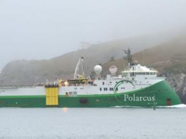 Resource consents will not have  to be publicly notified for seismic surveying, such as that done by  Polarcus Alima,  pictured here returning to Dunedin, past Taiaroa Head, in December 2011 after undertaking survey work for Shell in the Great South Basin