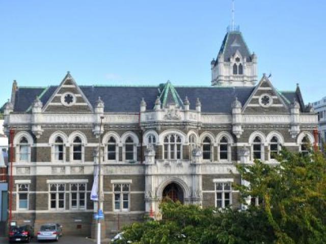 The soon-to-be-closed  Law Courts in Stuart St, Dunedin. Photo by ODT.