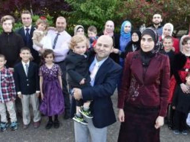 The Taha family, including (front) Ahmad Taha, his son Ibrahim (2) and his wife Lobna, will be happy to help when their fellow Syrians begin arriving in Dunedin this year. Photo by Gregor Richardson. The Taha family, including (front) Ahmad Taha, his son Ibrahim (2) and his wife Lobna, will be happy to help when their fellow Syrians begin arriving in Dunedin this year. Photo by Gregor Richardson.