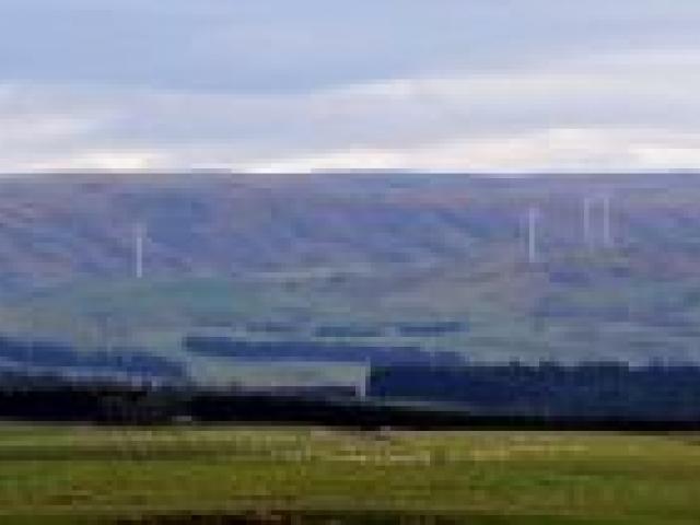 Trustpower's Mahinerangi wind farm, west of Dunedin. Photo by Peter McIntosh. Trustpower's Mahinerangi wind farm, west of Dunedin. Photo by Peter McIntosh.