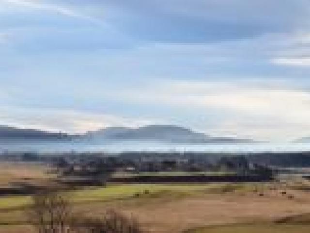 A view of Waikouaiti, from Apes Rd, near Karitane, yesterday. Photo by Gregor Richardson.