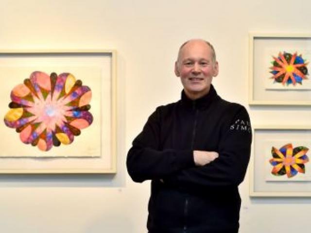 Robert Piggott in his Jetty St Gallery. Photo by Gregor Richardson.