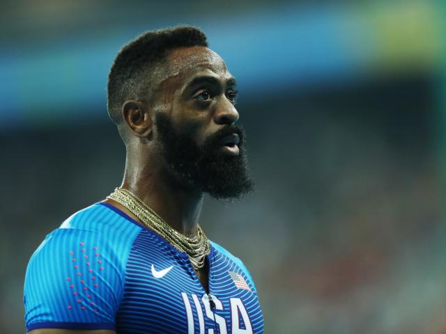 Tyson Gay at the Rio Olympics. Photo: Getty Images 