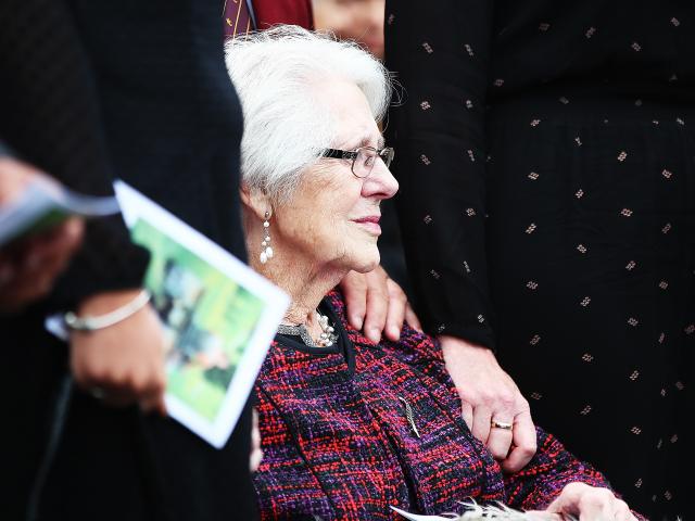Sir Colin's wife, Lady Verna. Photo: Getty Images 
