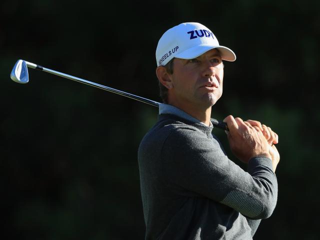 Lucas Glover had an inkling his tee shot was headed for the hole. Photo: Getty Images 