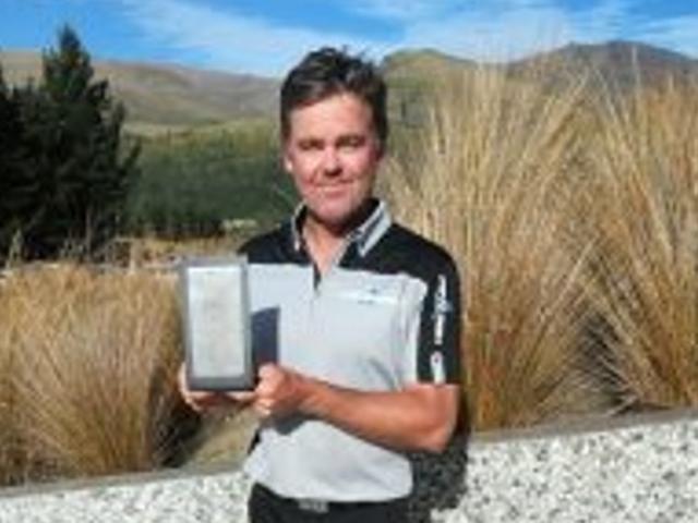  Golf pro Mark Brown who won the 2020 Hills Invitation Golf ProAm at The Hills, Arrowtown, on Sunday