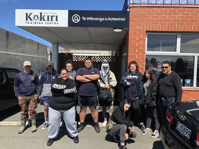 Outside the Arai te Uru Kokiri Cenre