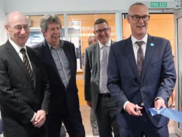 University of Otago Chancellor Dr Royden Somerville, Southern DHB Deputy Commissioner, Richard...