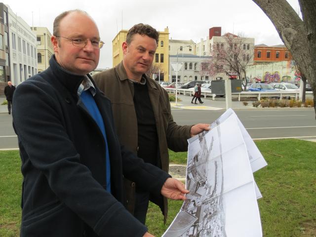 Shoreline revealed . . . Looking over some historic photos of Dunedin's 1865 shoreline, at the...