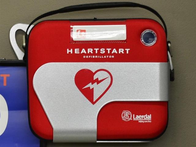 The defibrillator was paid for funds from the social club.