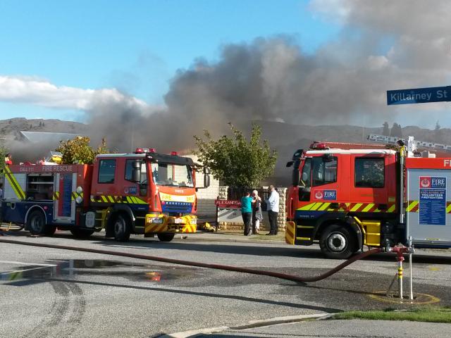 Killarney St house fire. Photo by Leith Huffadine