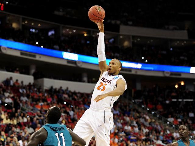 Akil Mitchell in action for the University of Virginia. Photo: Reuters