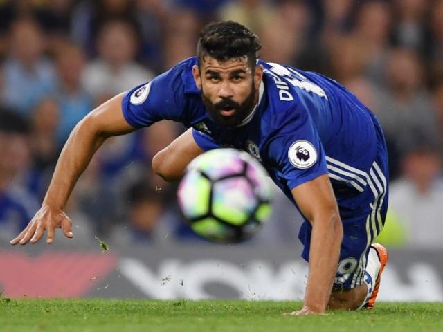 Diego Costa in action during Chelsea's game against West Ham. Photo: Reuters