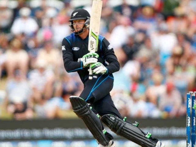 Martin Guptill made 72 for the Black Caps against India.