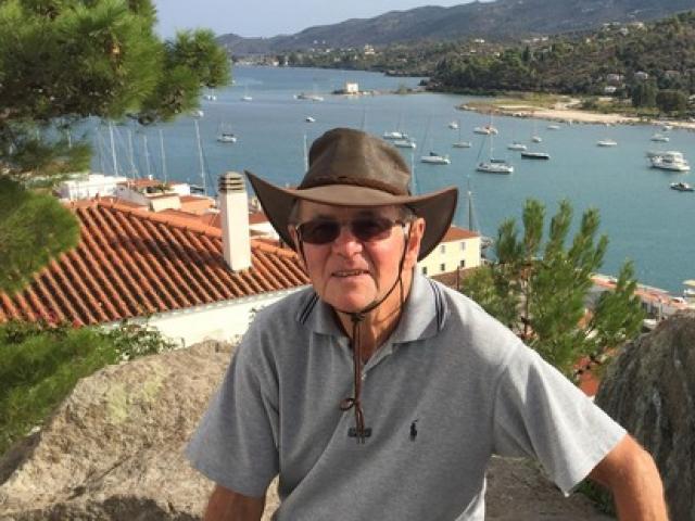 Bernard Emerre in Poros, Greece. The 77-year-old has died after an accident on a catamaran during...