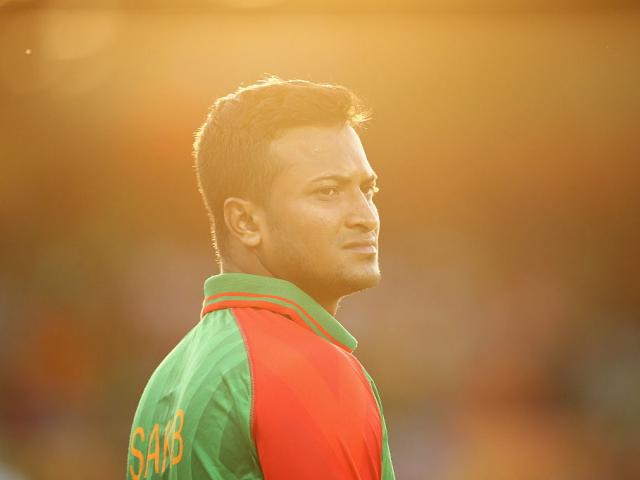 Bangladesh allrounder Shakib Al Hasan. Photo Getty