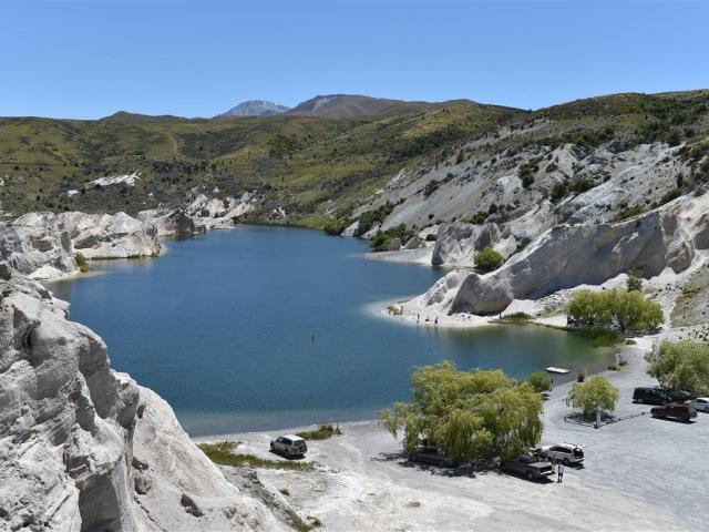 The Blue Lake at St Bathans. Photo ODT