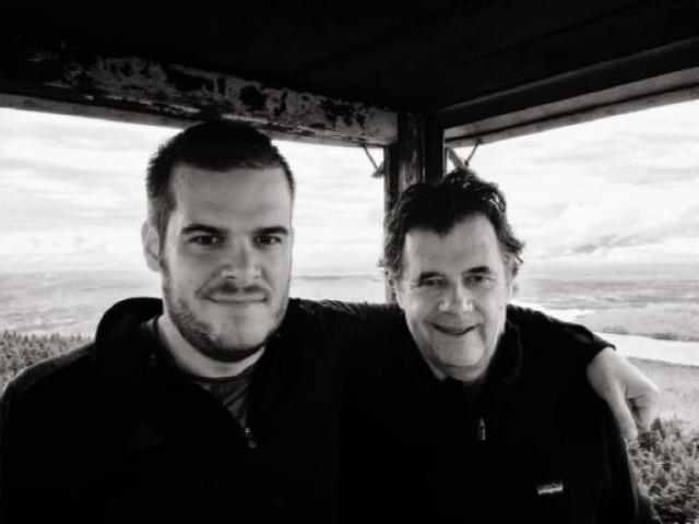 Bernard Gendron (right) with his son Marc. PHOTO: SUPPLIED