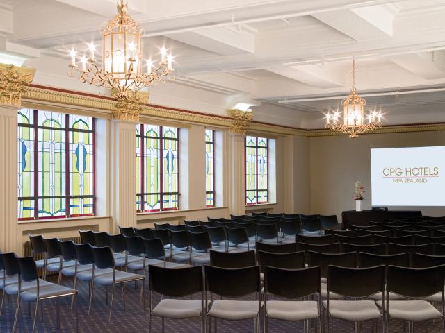 Historical Wains Hotel has three elegant conference rooms to hold your next event in.