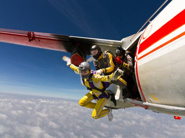 The skydives were originally purchased on online discount booking company by someone using stolen...
