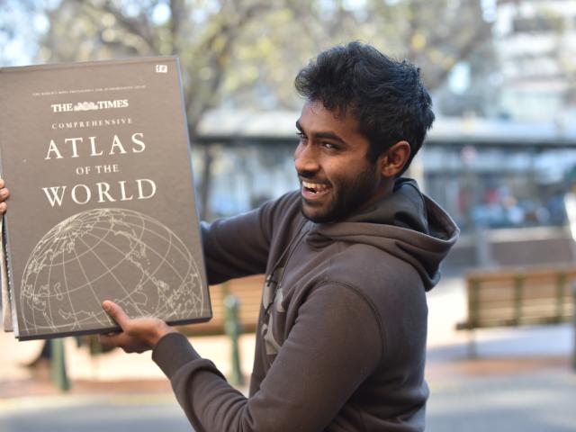 Rosh Thomas scored an atlas. Photo: Peter McIntosh