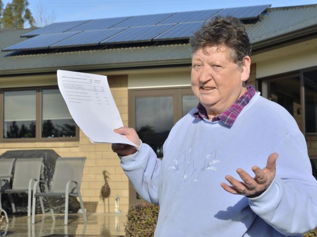 The power bills of Palmerston resident Dot Duthie continue to soar despite installing solar...