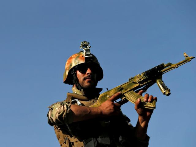 An Afghan security forces member. Photo: Reuters

