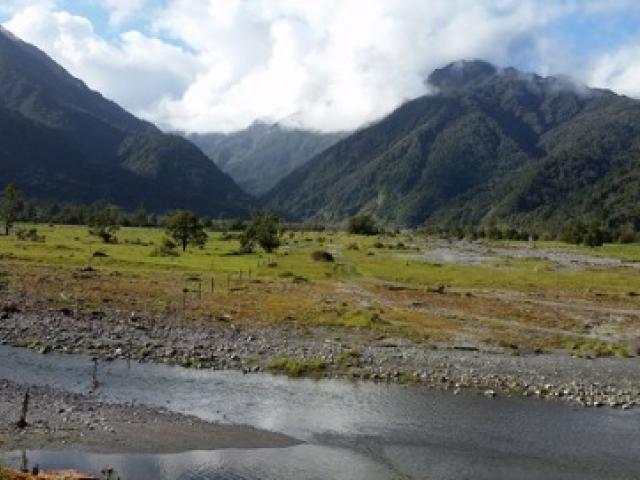 The Poerua River. Photo Twitter (@EarthSciPlymUni)