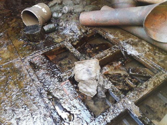 Locals are worried an oily substance on the interior of the Portland is leaking into the Owaka...