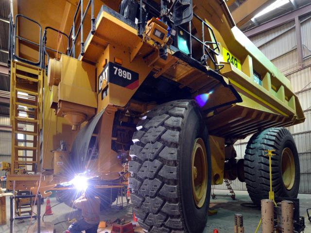 Oceana Gold is hoping to extend the Macraes mine life by as much as 10 years. Pictured: work on...
