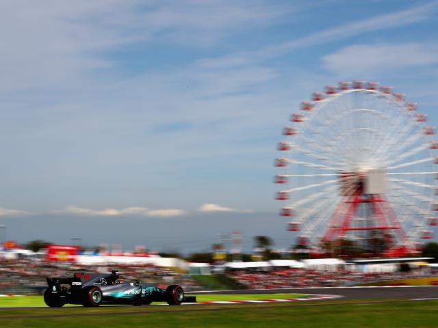 Lewis Hamilton has taken out the Japan Grand Prix. Photo:Getty Images